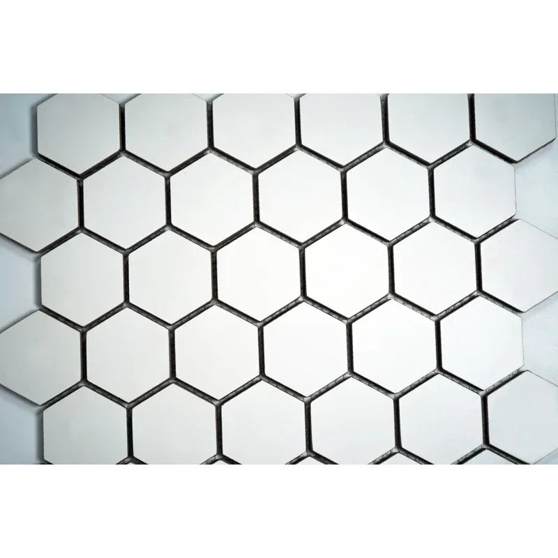 2-inch Hexagon Matte White Porcelain Mosaic Tile For Walls & Floors (Copy) 2-inch Hexagon Matte White Porcelain Mosaic Tile For Walls & Floors (Copy)