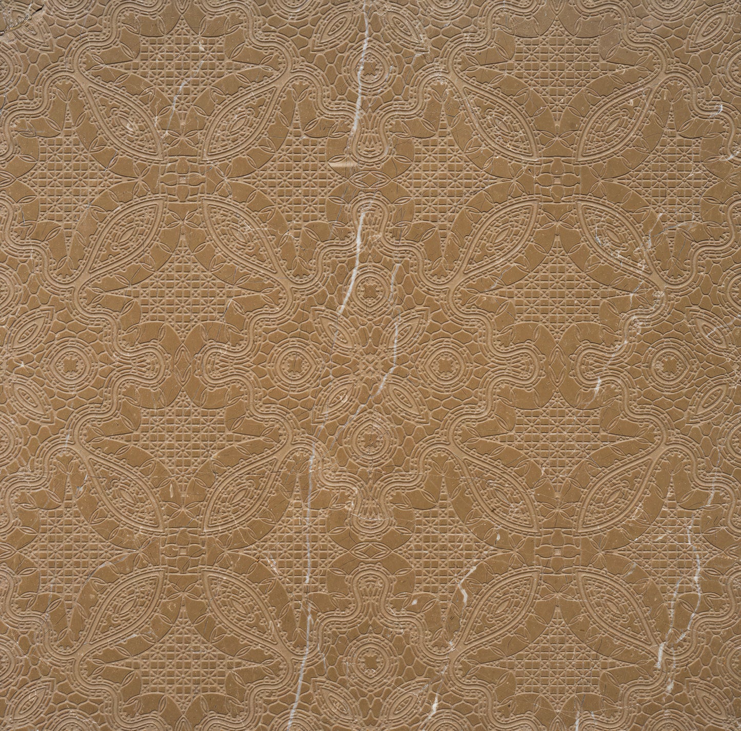 Foussana Gray Harmony Brown Texture Etched Marble Tile For Walls & Floors