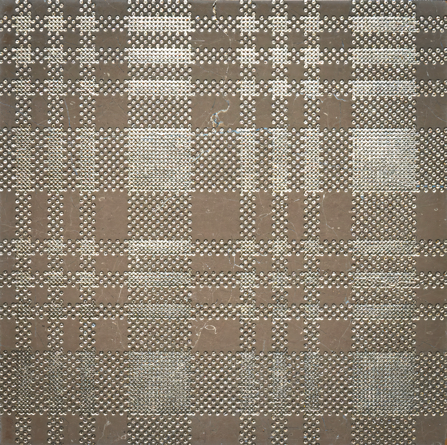 Burbery Foussana Gray 12x12 Etched Silver Foil Limestone Tile For Walls & Floors
