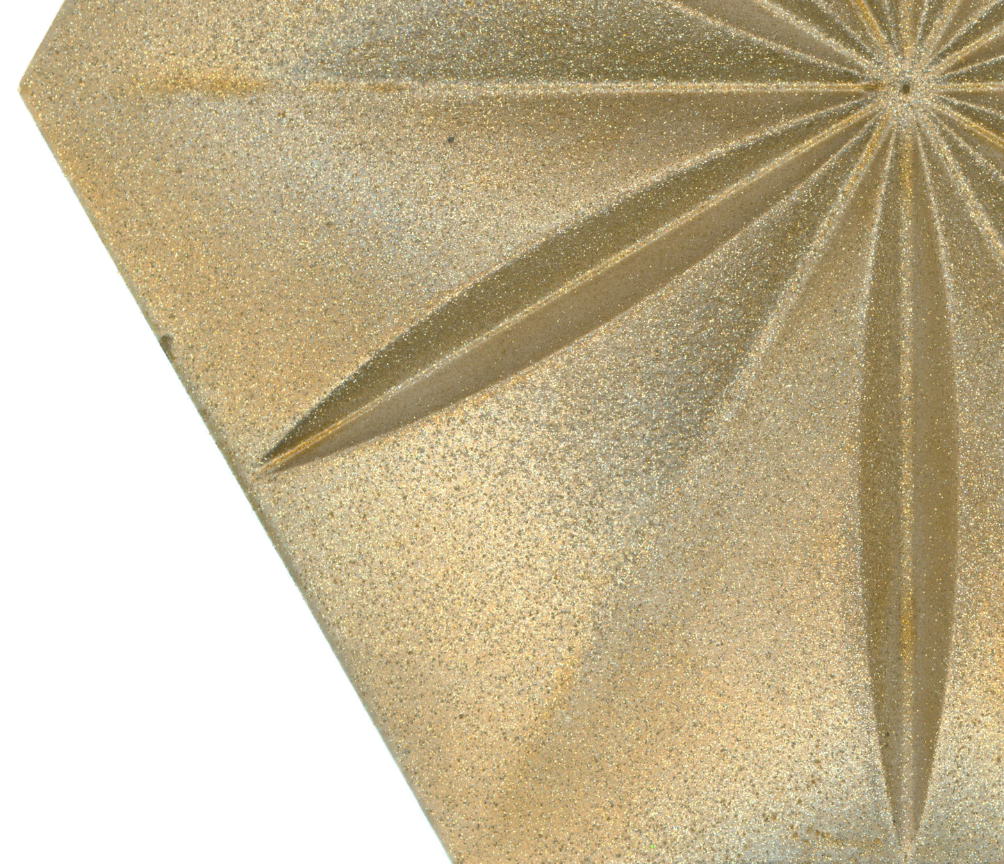 Scarlet Hexagon Cement Tile-Glitter Gold - MARICERA