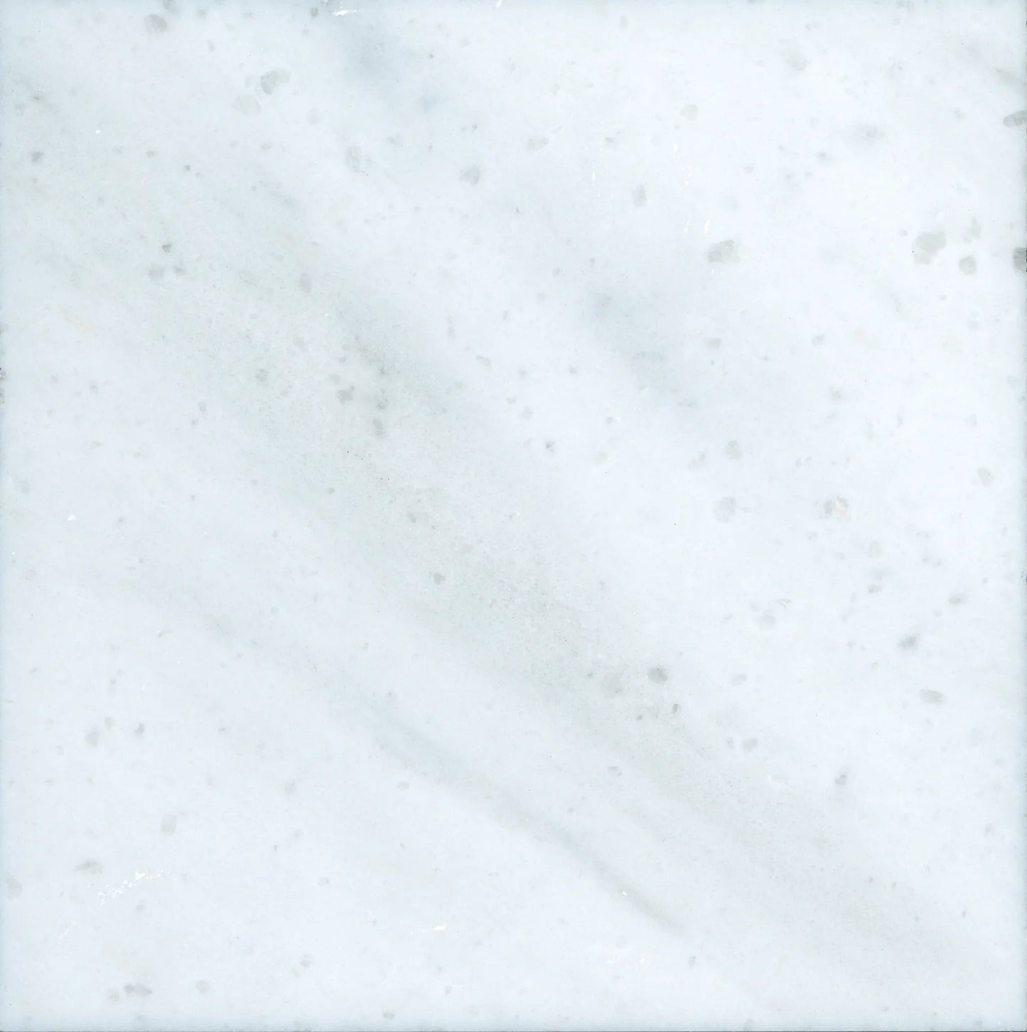 Glacier White 8x8 Polished Marble Tile For Walls & Floors - MARICERA