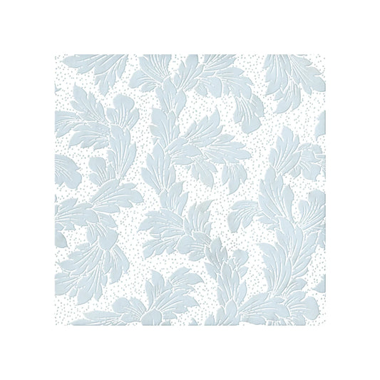 Acanthus-Leaf Engraved White Marble Tile-white - MARICERA