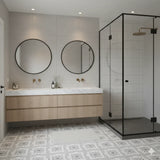 The Liria-Silver-Engraved 8x8 in. Marble Tile - MARICERA The Liria-Silver-Engraved 8x8 in. Marble Tile - MARICERA