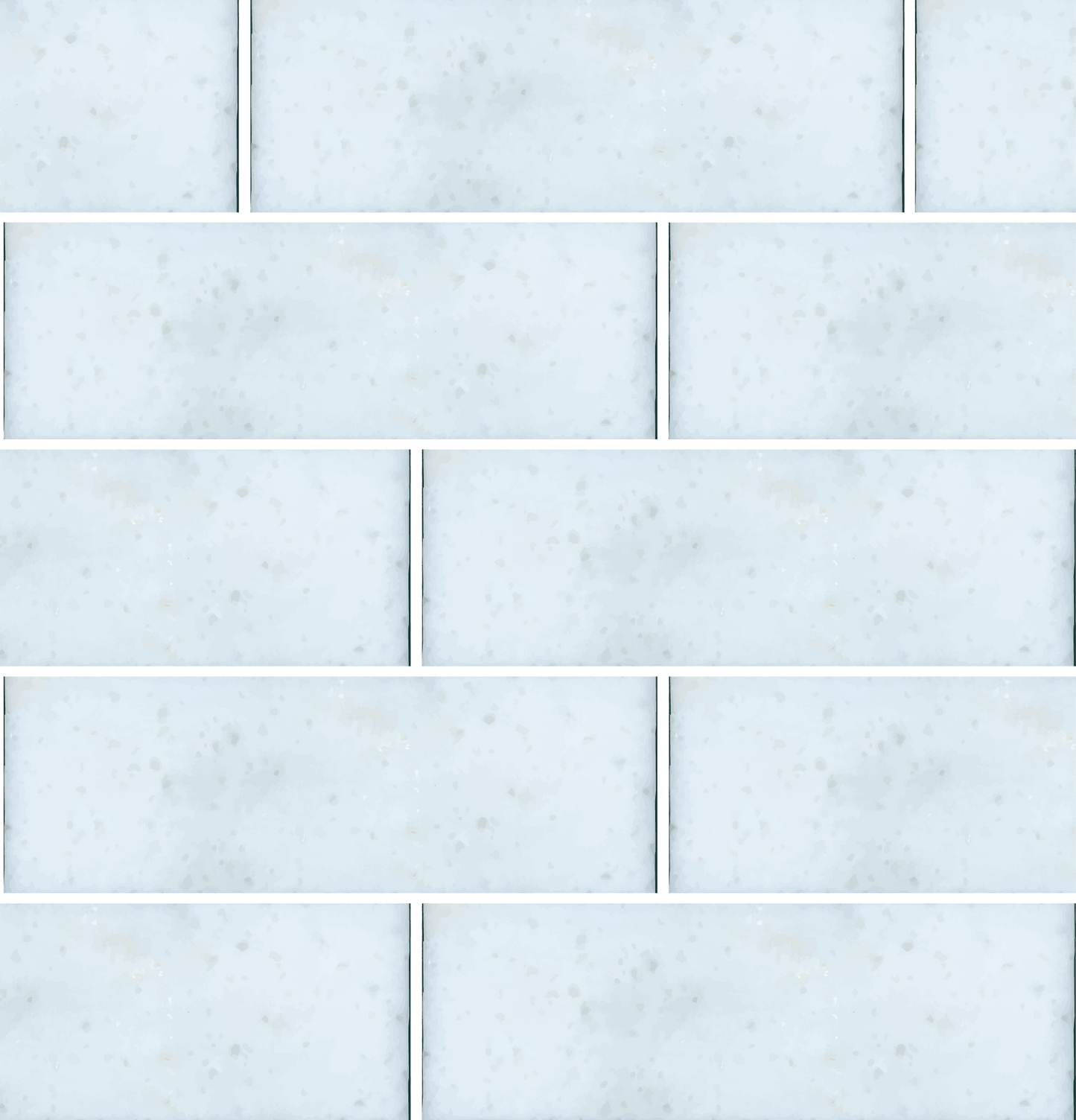 Glacier White 4x12 Honed Marble Tile For Walls & Floors