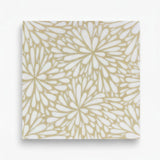 LumiFlora Engraved White Marble Tile- Glitter Gold - MARICERA LumiFlora Engraved White Marble Tile- Glitter Gold - MARICERA