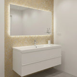 LumiFlora-Gold Leaf-Crema Marfil Engraved Tile - MARICERA LumiFlora-Gold Leaf-Crema Marfil Engraved Tile - MARICERA