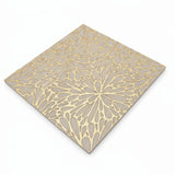 LumiFlora-Gold Leaf-Crema Marfil Engraved Tile - MARICERA LumiFlora-Gold Leaf-Crema Marfil Engraved Tile - MARICERA