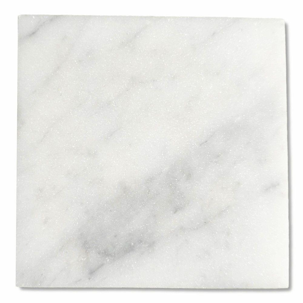 Bianco White Marble 12x12 Polished Tile for Wall & Floor Premium Natural Stone-Sample