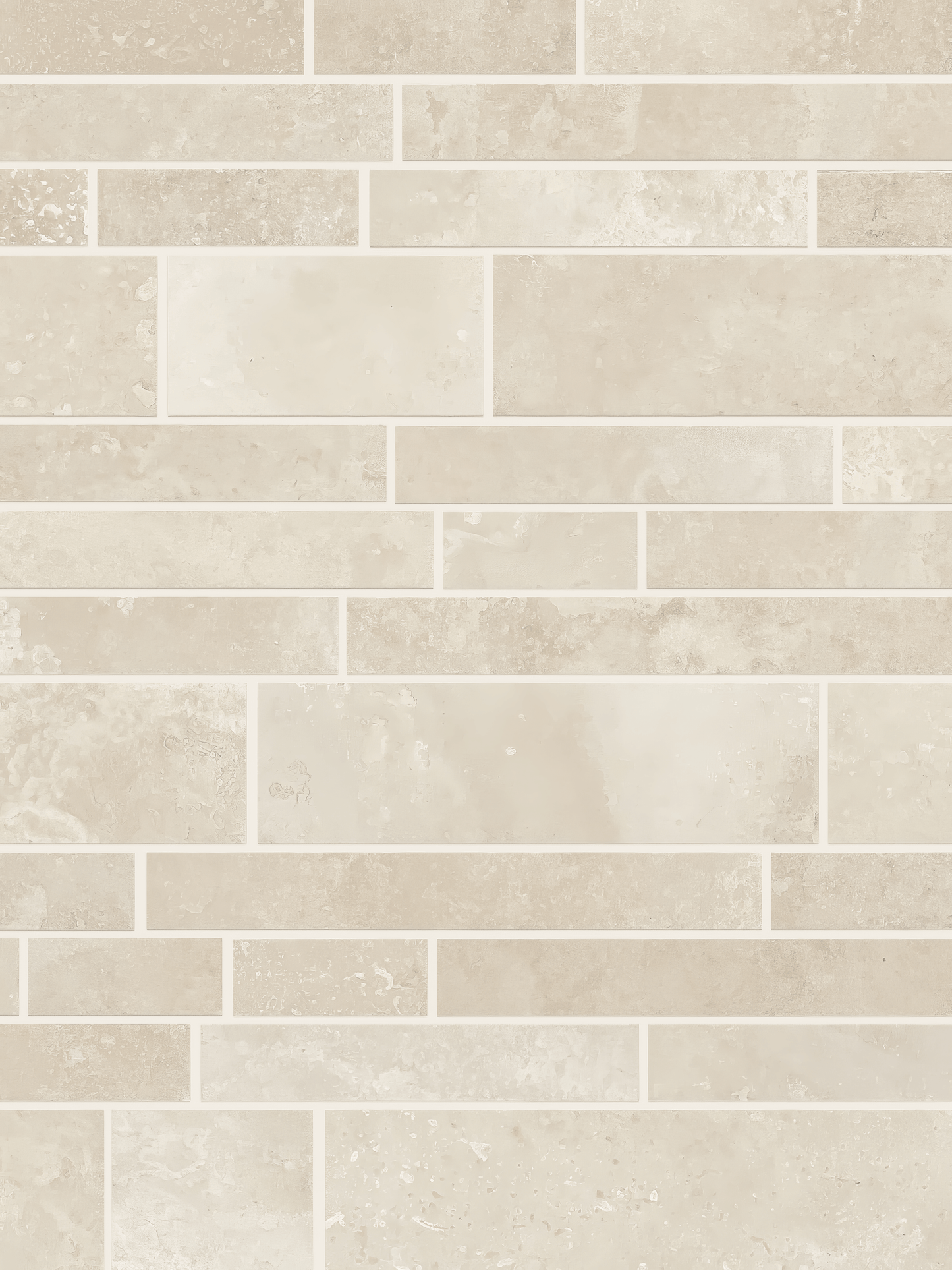 Brick Travertine Beige Honed and Filled Mosaic Tile For Walls & Floors
