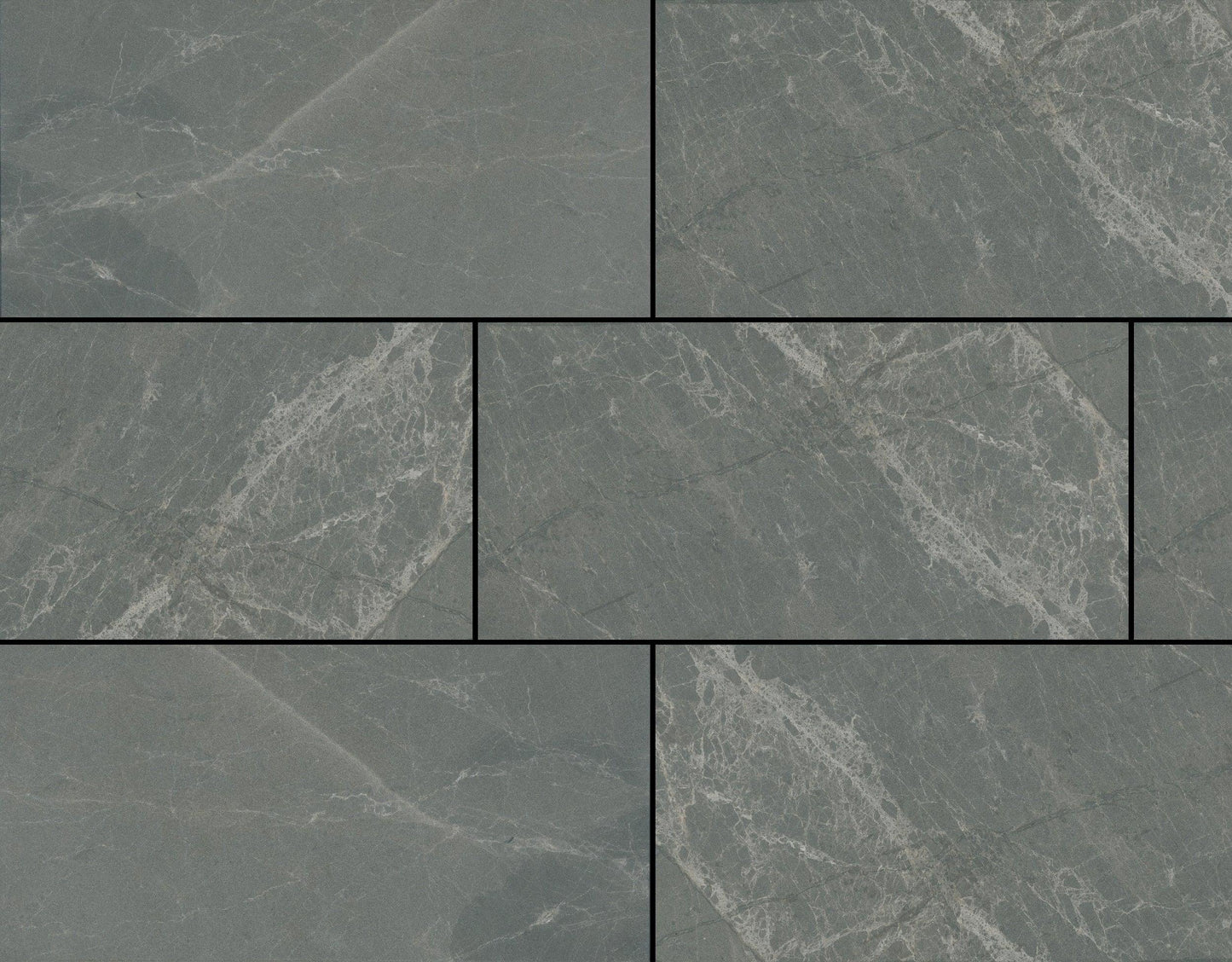 Royal Gray 6x12 Honed Marble Tile For Walls & Floors - MARICERA