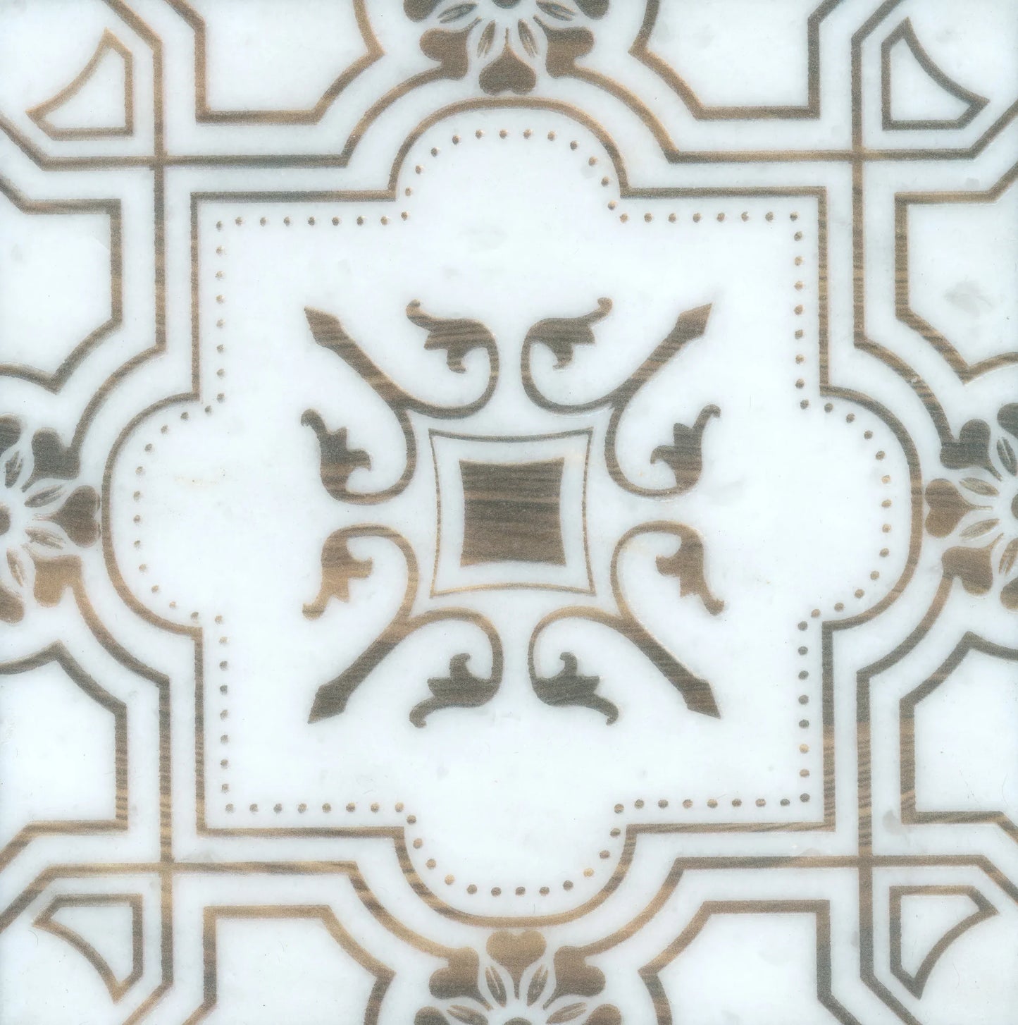 The Liria-Woodlook-Engraved Marble Tile 8x8 in. - MARICERA