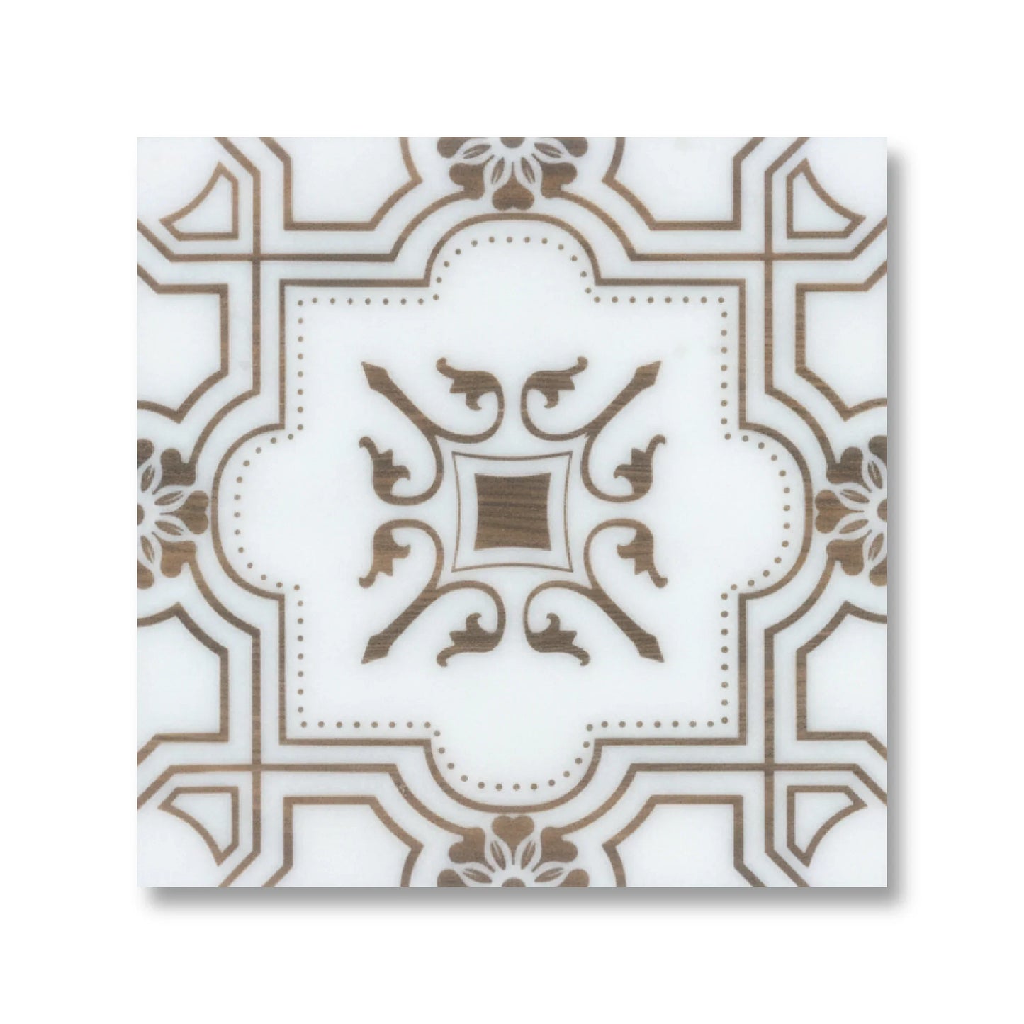 The Liria-Woodlook-Engraved Marble Tile 8x8 in. - MARICERA