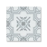 The Liria-Silver-Engraved 8x8 in. Marble Tile - MARICERA The Liria-Silver-Engraved 8x8 in. Marble Tile - MARICERA
