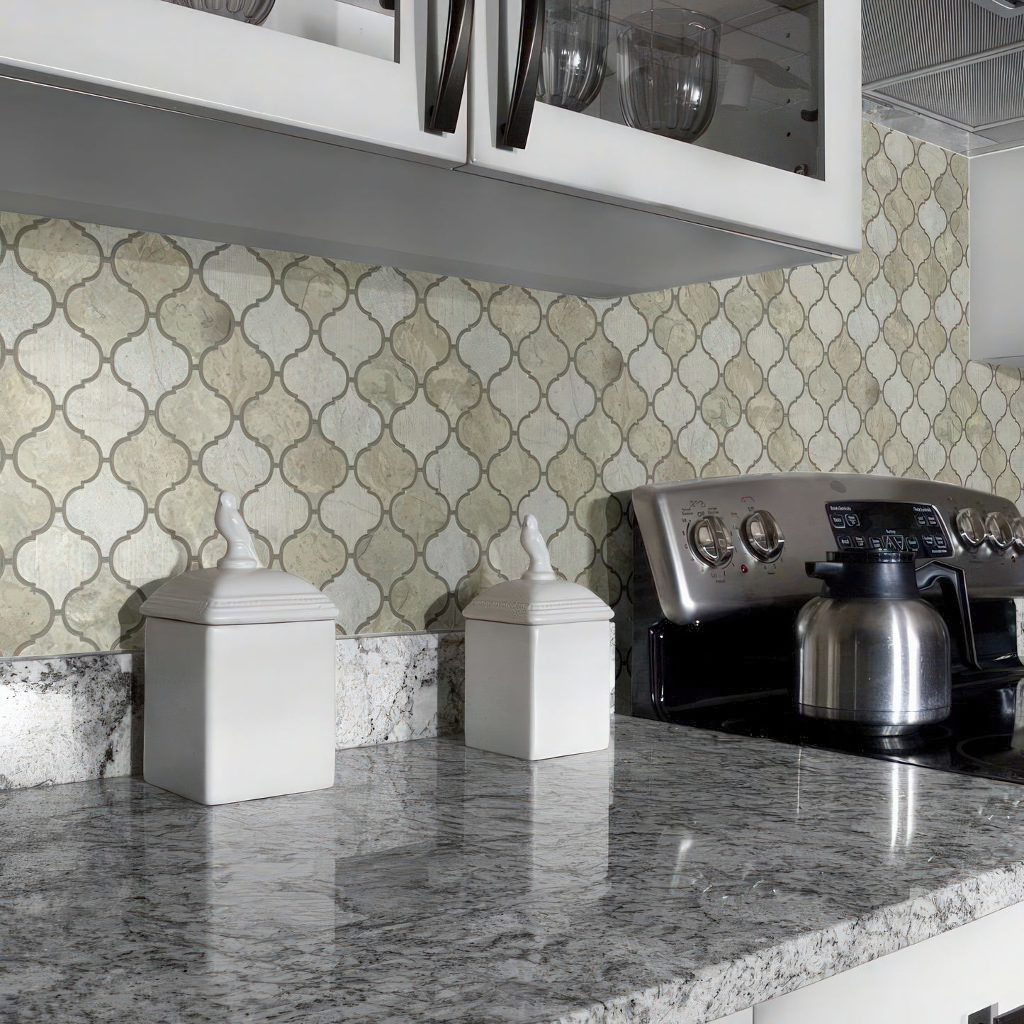 Lantern Thala Gray Limestone Mosaic Tile For Walls & Floors