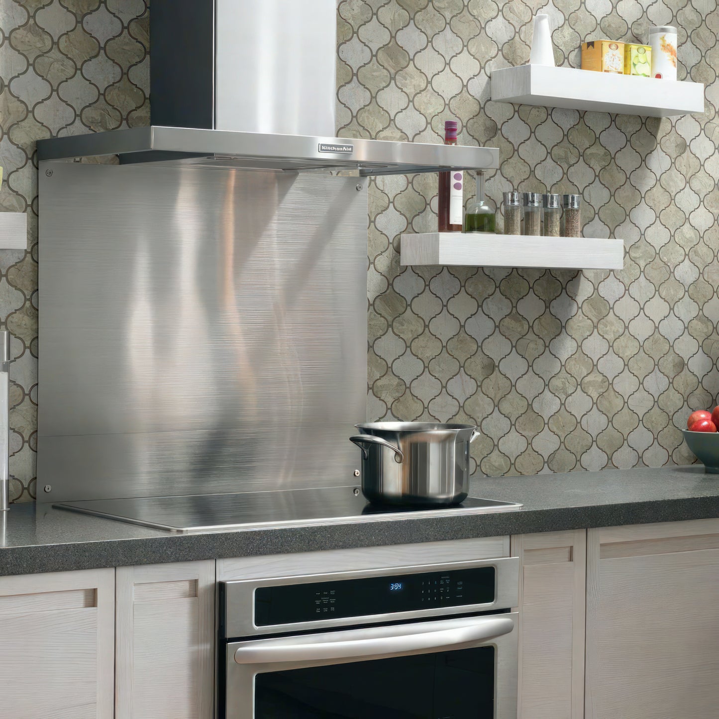 Lantern Thala Gray Limestone Mosaic Tile For Walls & Floors