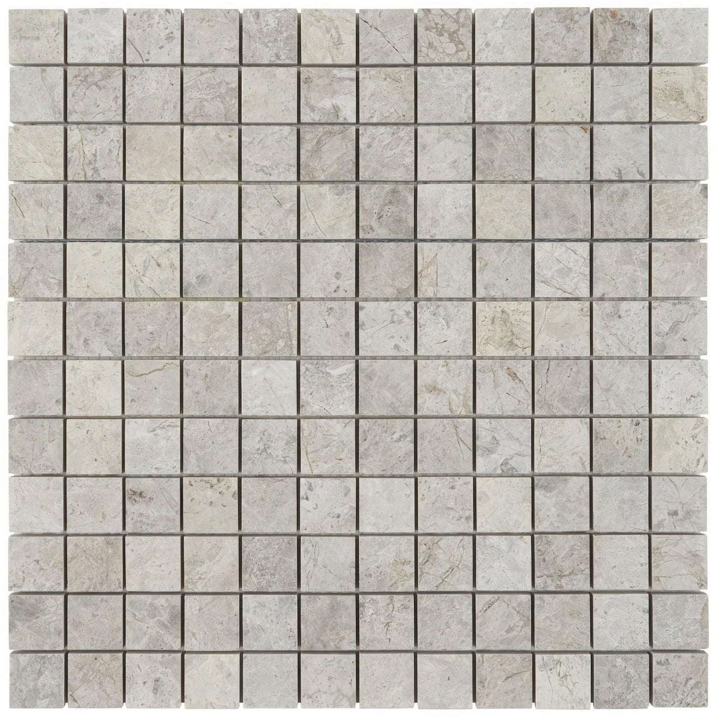 Silver Sand 1x1 Honed Limestone Mosaic Tile For Walls & Floors-Sample
