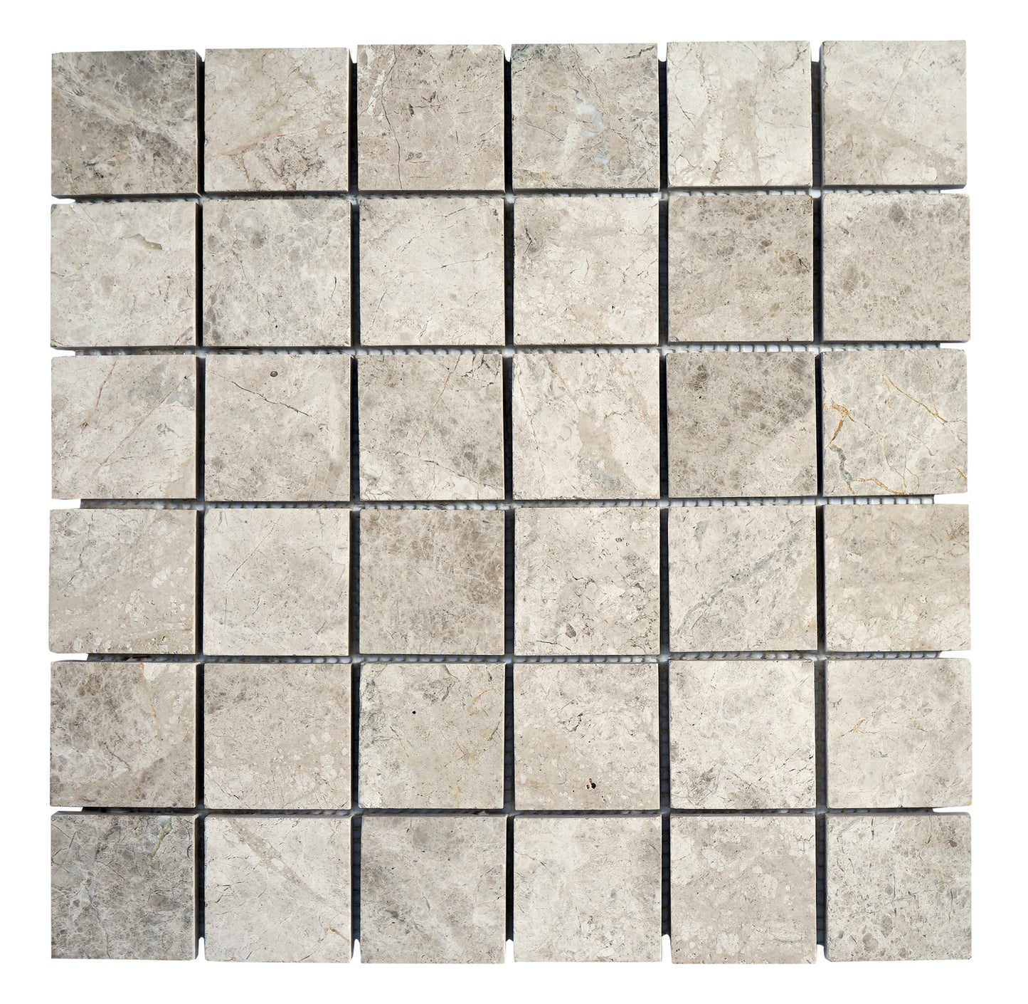 Silver Sand 2x2 Honed Limestone Mosaic Tile For Walls & Floors-Sample