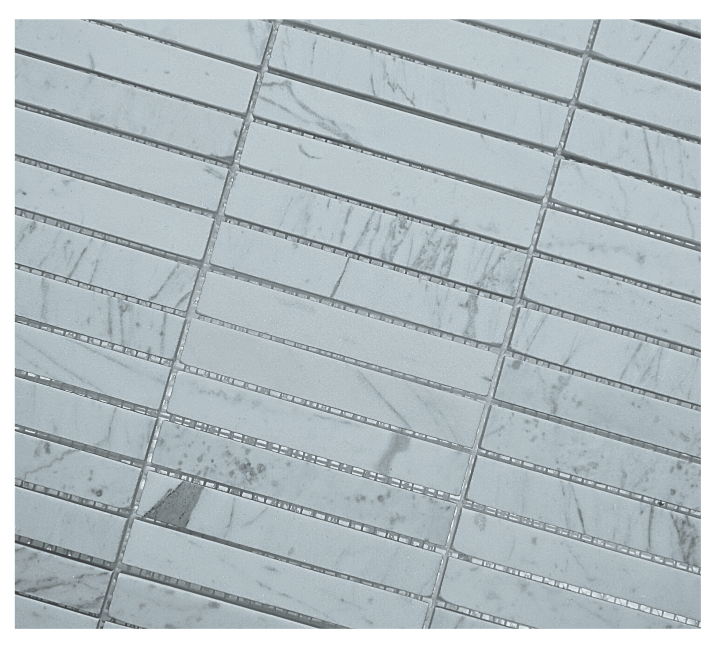 Carrara 1x4 Brick Honed White Marble Mosaic Tile For Walls & Floors - MARICERA