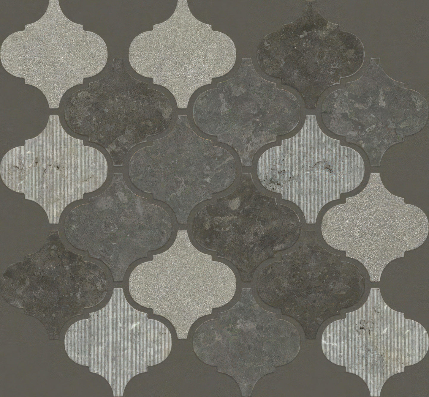 Lantern Milly Gray Limestone Mosaic Tile For Walls & Floors - MARICERA