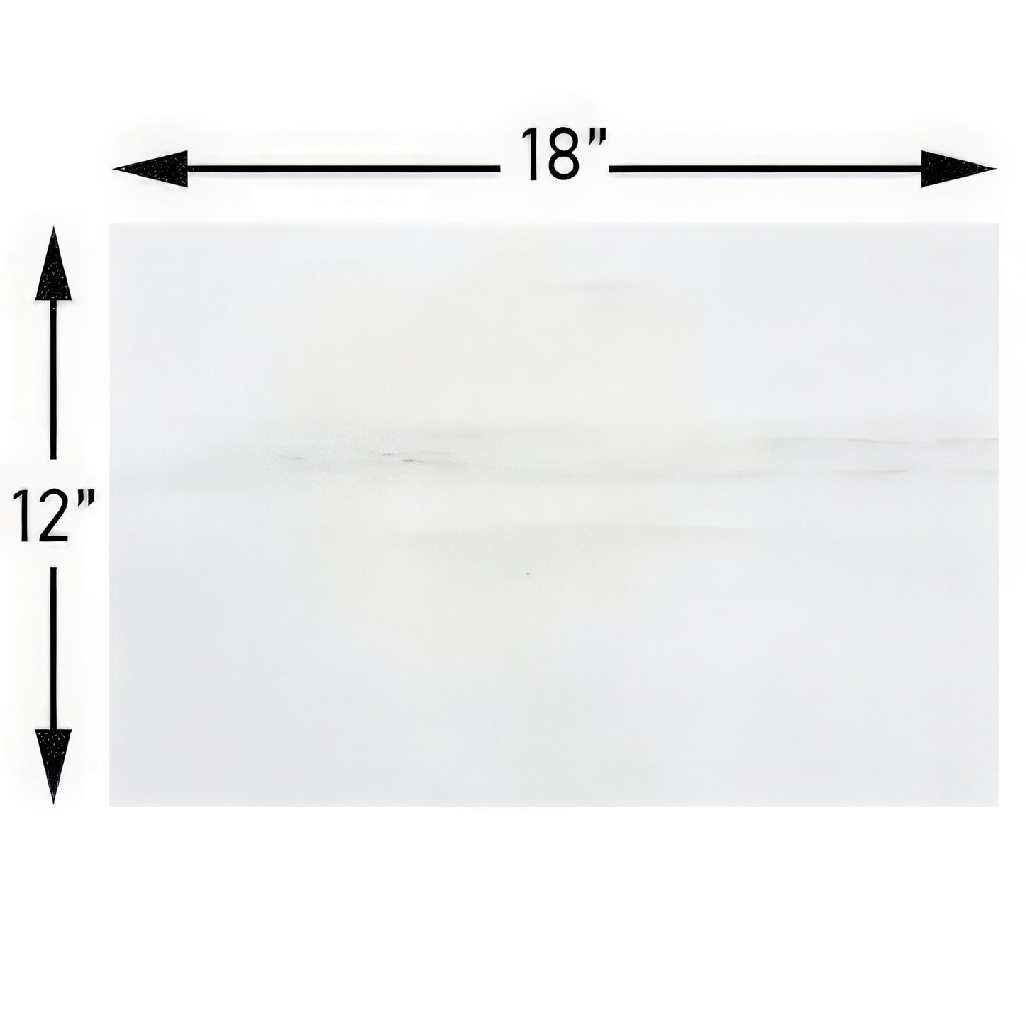 Bianco Dolomite 12x18 Polished White Marble Tile For Walls & Floors