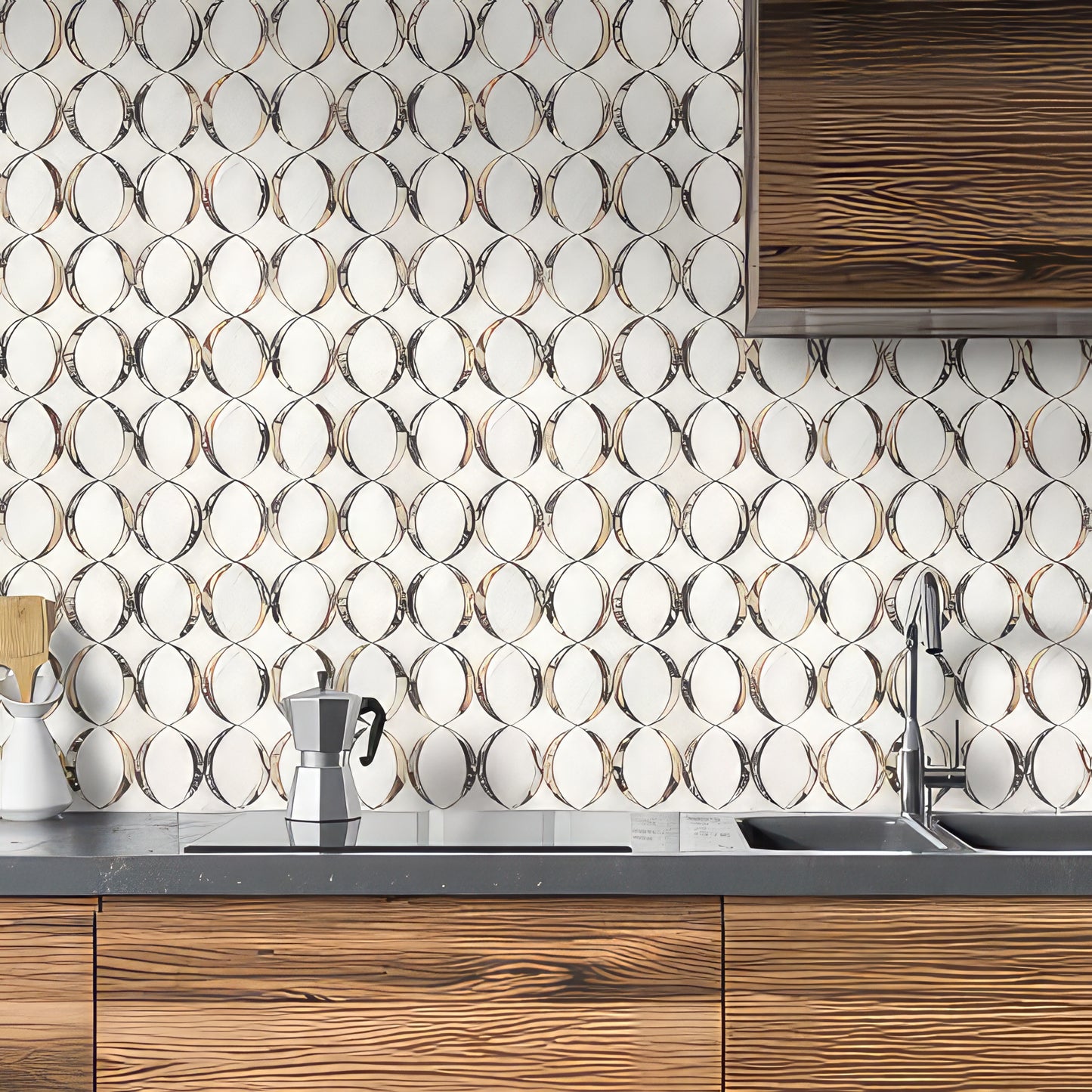 Sigma Dolomite Violetta Polished White Marble Mosaic Tile For Walls & Floors