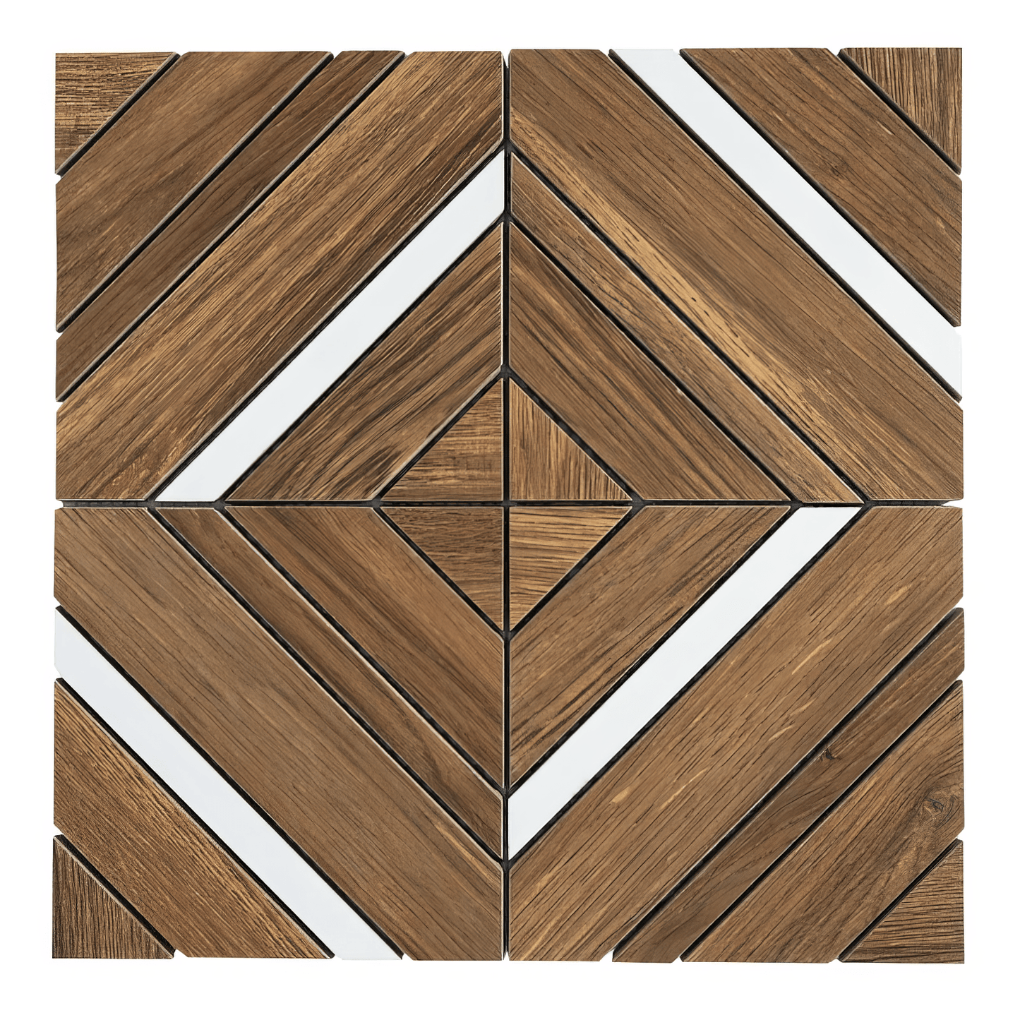 Parque 3 Brown Matte Porcelain Mosaic Tile For Walls & Floors-Sample