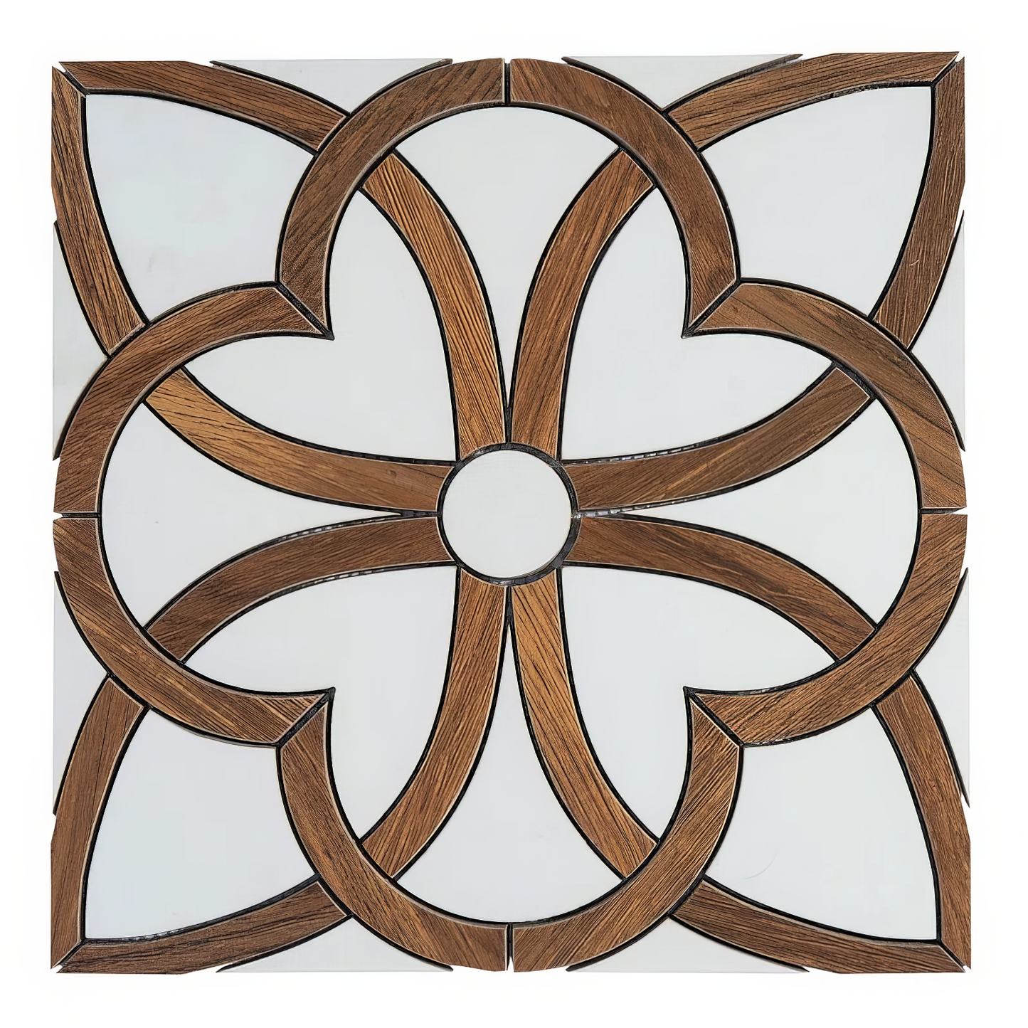 Clementine Matte Brown Porcelain Mosaic Tile For Walls & Floors