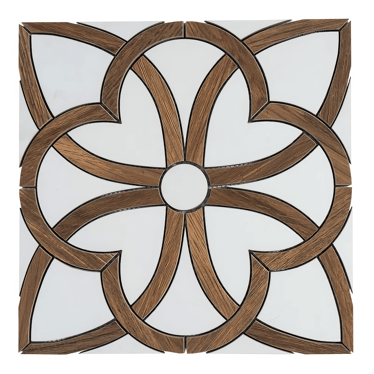 Clementine Matte Brown Porcelain Mosaic Tile For Walls & Floors-Sample
