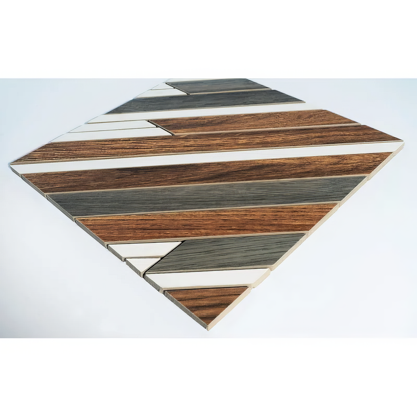 Tribe Matte Brown Porcelain Mosaic Tile For Walls & Floors