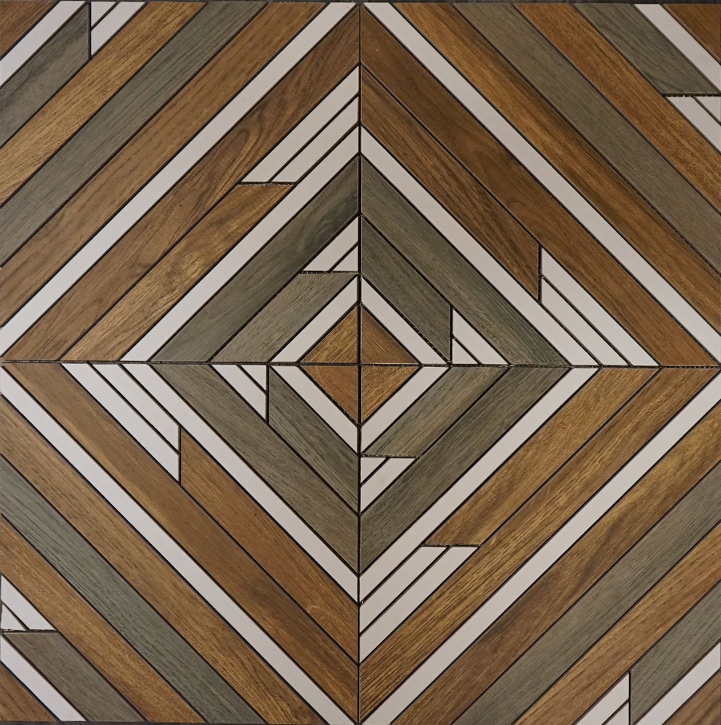 Tribe Matte Brown Porcelain Mosaic Tile For Walls & Floors