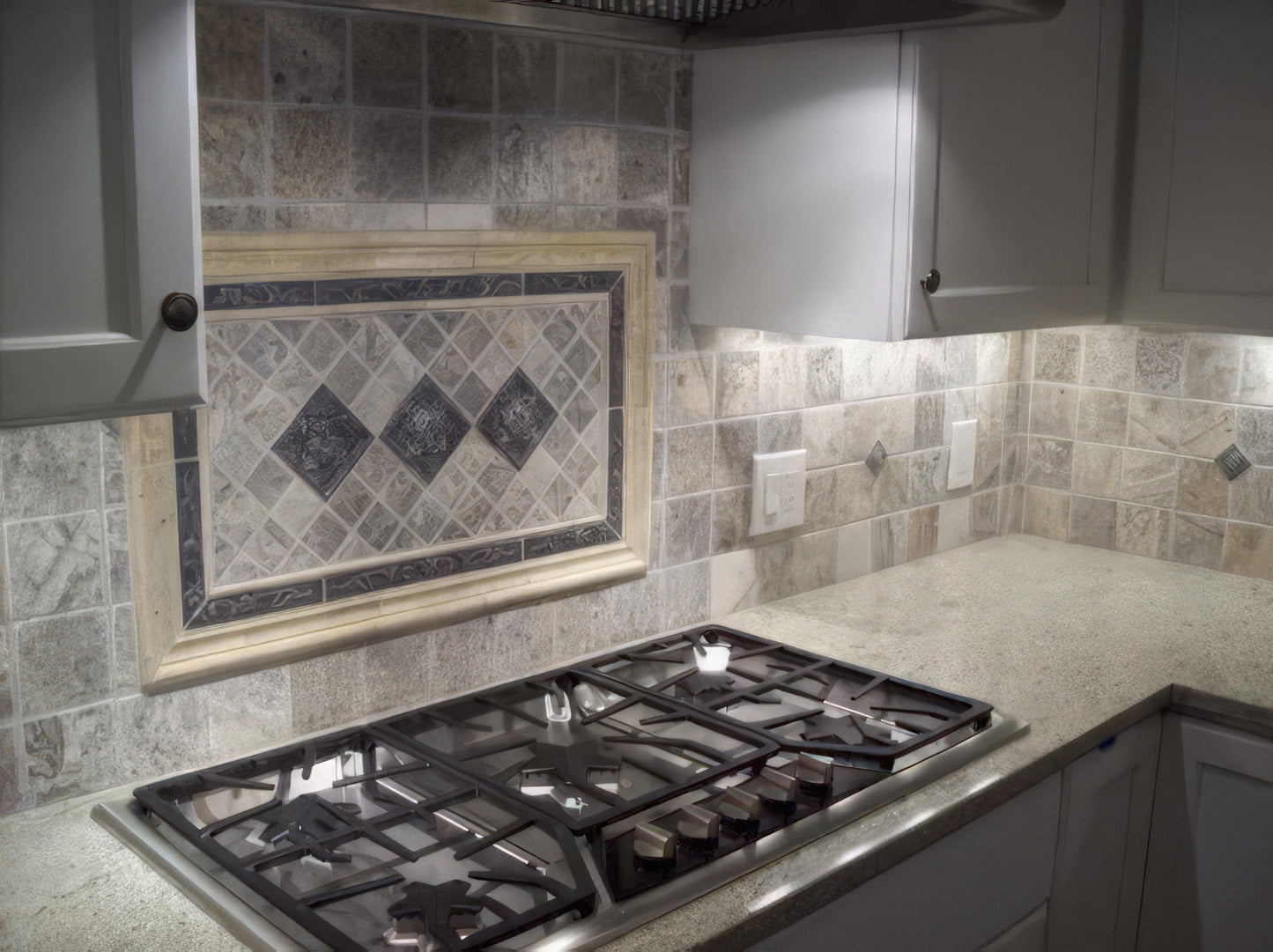 Travertine 4x4 Tumbled Silver Tile For Walls & Floors