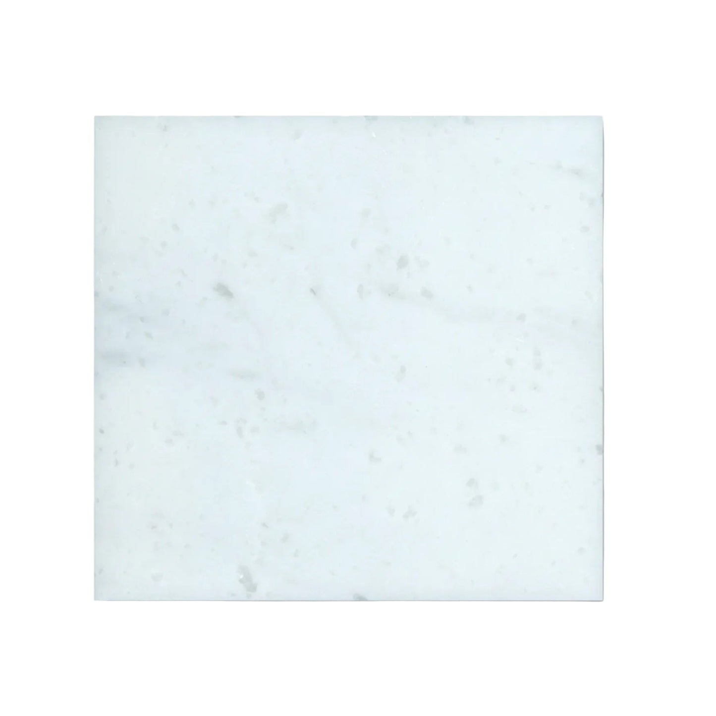 Glacier White 12x12 Polished Marble Tile For Walls & Floors - MARICERA