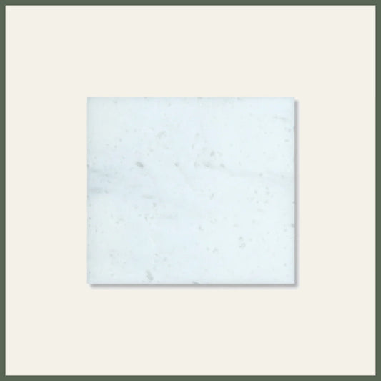 Glacier White 8x8 Polished Marble Tile For Walls & Floors