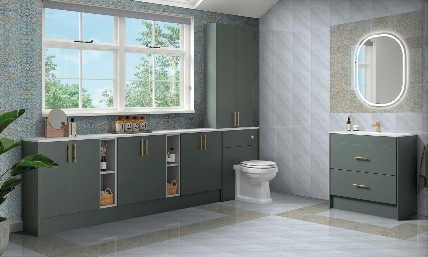 Lumiflora - Rustic Color Engraved Marble Pattern Tile