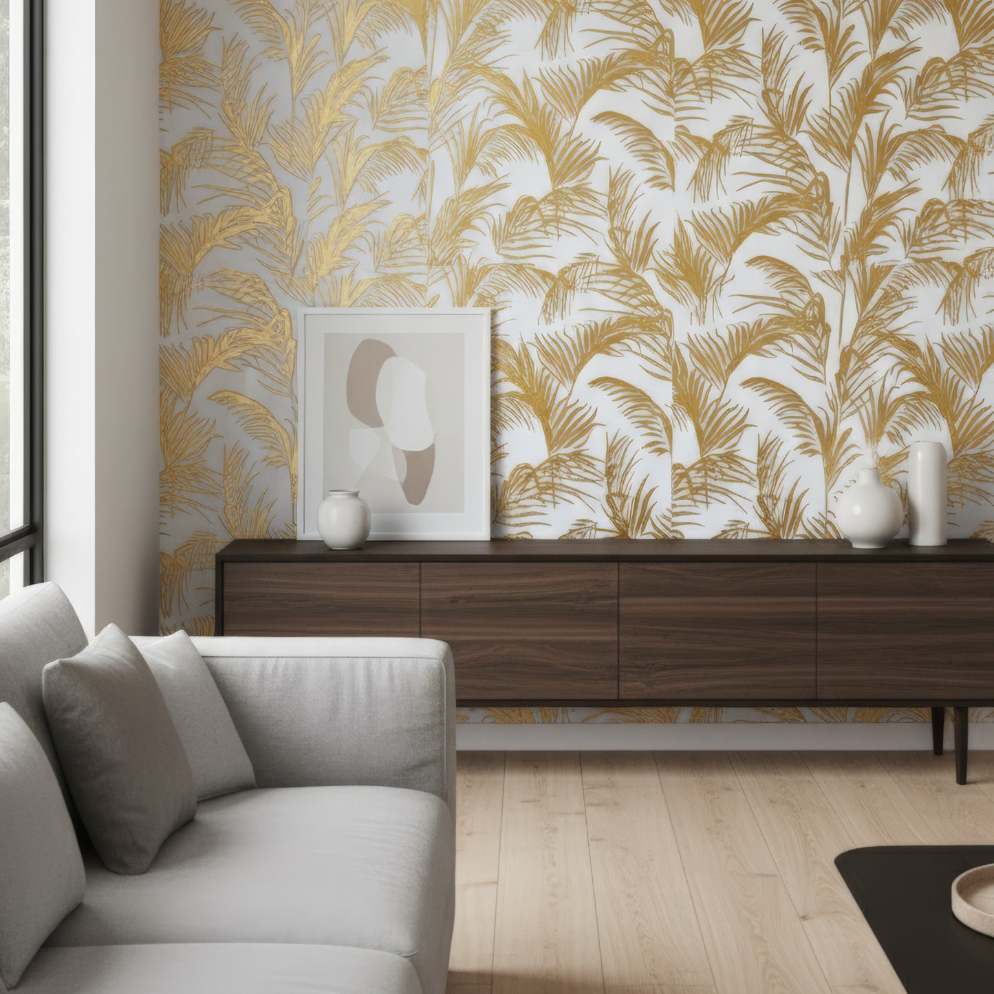 Jardin Gold Foil 12x24 Etched Glacier White Marble Tile For Walls & Floors