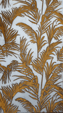 Jardin Gold Foil 12x24 Etched Glacier White Marble Tile For Walls & Floors-Sample