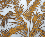 Jardin Gold Foil 12x24 Etched Glacier White Marble Tile For Walls & Floors
