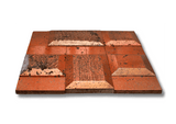 Stoneage Bronze Foil 12x12 Marble Mosaic Wall Tile