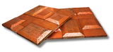 Stoneage Bronze Foil 12x12 Marble Mosaic Wall Tile