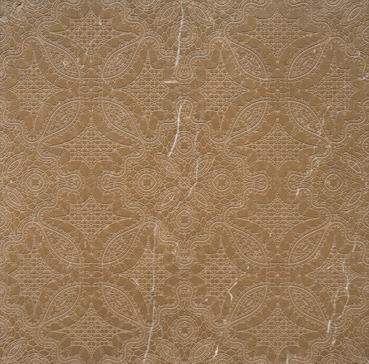 Foussana Gray Harmony Brown Texture Etched Marble Tile For Walls & Floors