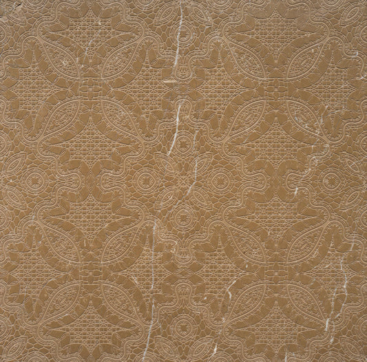Foussana Gray Harmony Brown Texture Etched Marble Tile For Walls & Floors-Sample