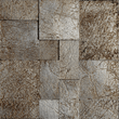 Leather Look Silver Foil 12x12 Etched Marble Mosaic Wall Tile-Sample