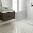 Calacatta 2-inch Hexagon Matte Porcelain Mosaic Tile For Walls & Floors