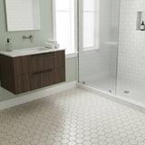 Calacatta 2-inch Hexagon Matte Porcelain Mosaic Tile For Walls & Floors