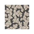 Acanthus-Leaf Engraved Crema Marfil Marble Tile-black