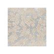 Acanthus-Leaf Engraved Crema Marfil Marble Tile-silver