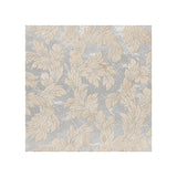 Acanthus-Leaf Engraved Crema Marfil Marble Tile-silver