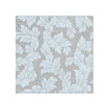 Acanthus-Leaf Engraved White Marble Tile-silver