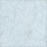 Acanthus-Leaf Engraved White Marble Tile/Uncolored