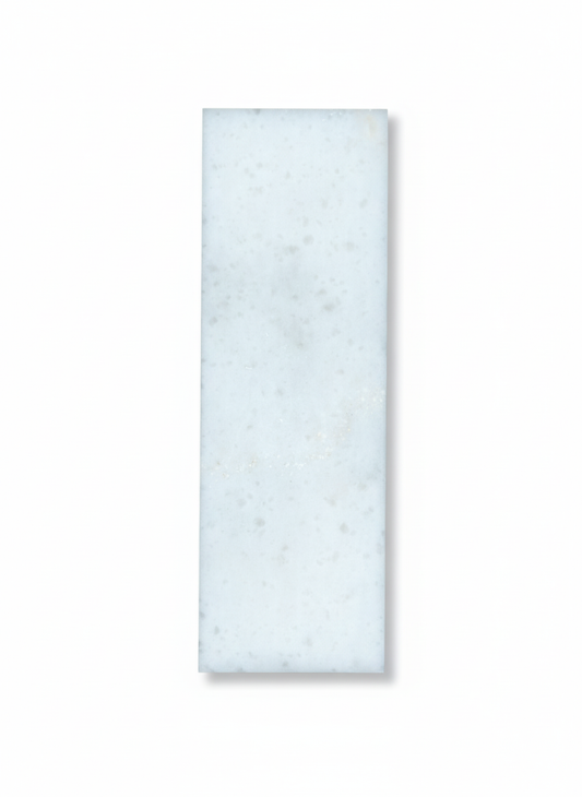 Glacier White 4x12 Honed Marble Tile For Walls & Floors